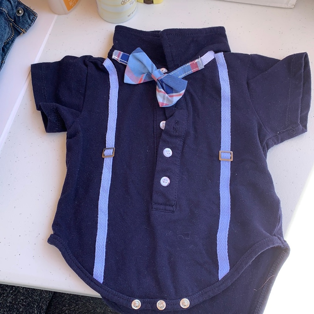 Onsie with BOW TIE BOY
